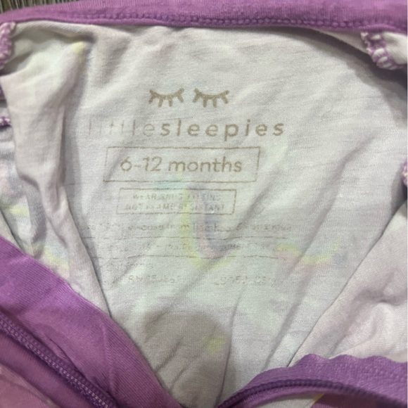 Little Sleepies sienna unicorns zippie ( Amazon exclusive) - Picture 3 of 3